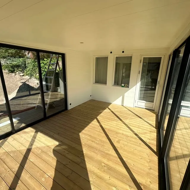 Färdigt tillbyggnadsprojekt