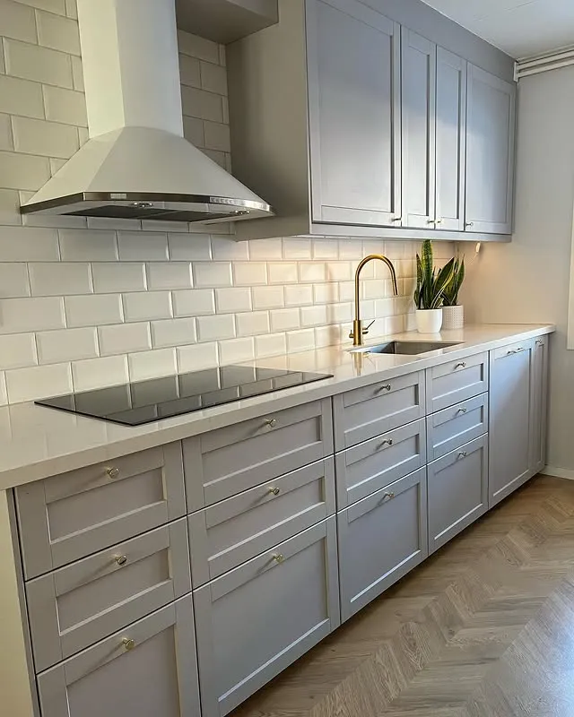 Kök - närbild efter renovering