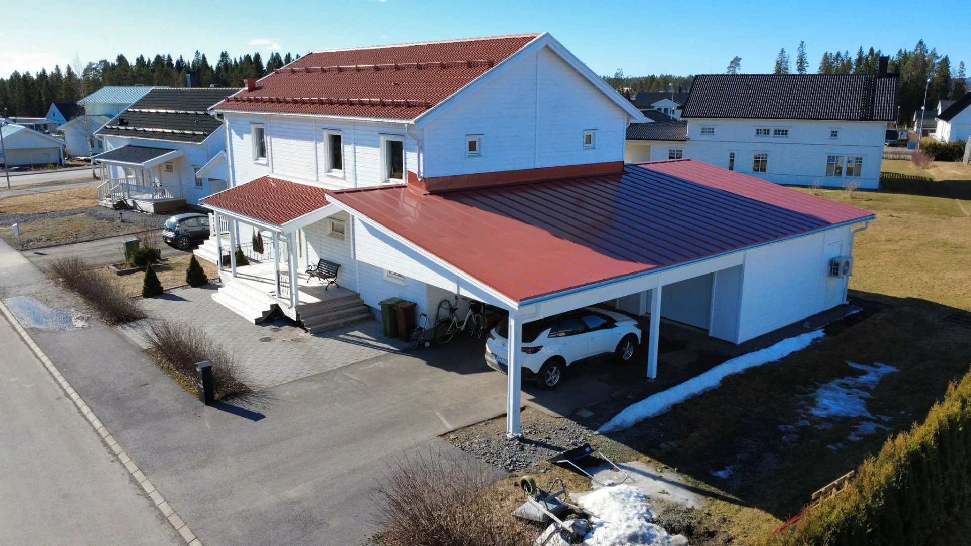 Utvändigt - fasadpanel