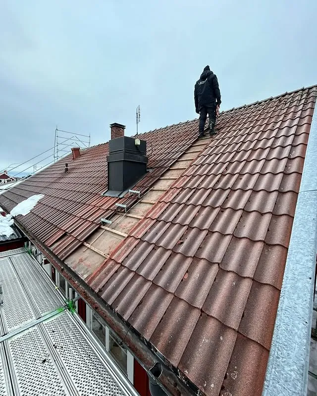 Takbyte - färdigställt projekt