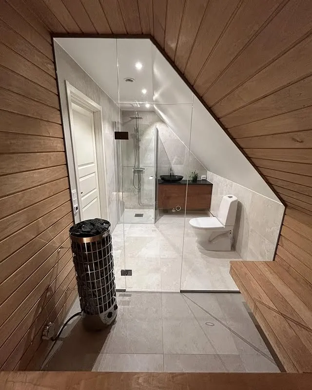 Badrum - helkaklat badrum