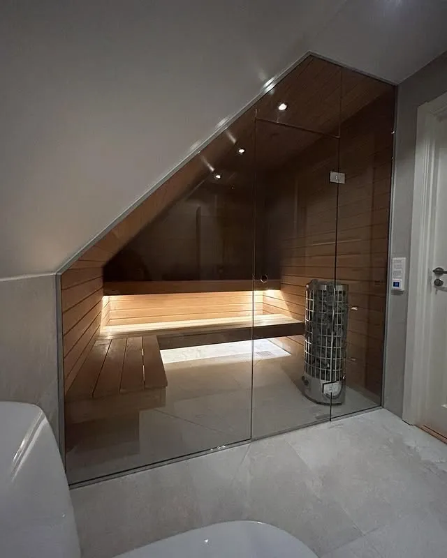 Bastu - lyxig bastu under snedtak