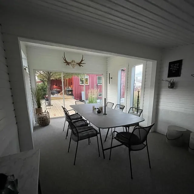 Tillbyggnad med matrum i Umeå