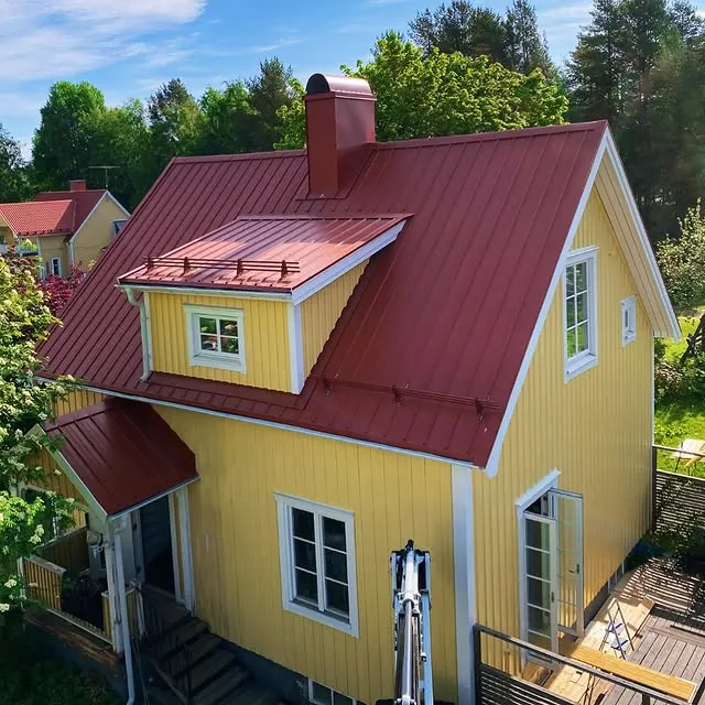 Takbyte - hus med nytt tak