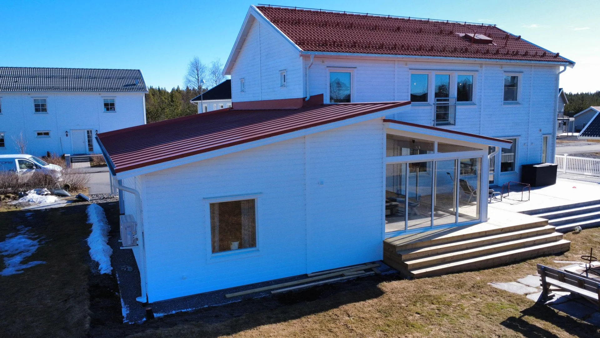 Utvändigt - trädäck